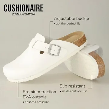 CUSHIONAIRE Hana Women’s Vegan Clogs | Comfy Summer Shoes