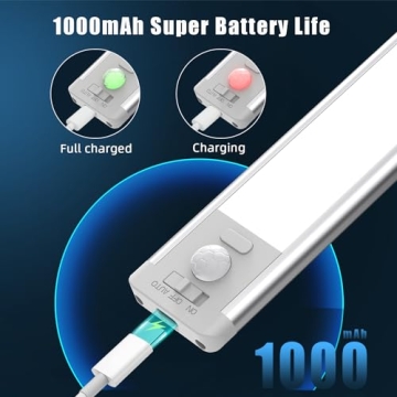 Rechargeable Motion Sensor Under Counter Lights – Pack of 3