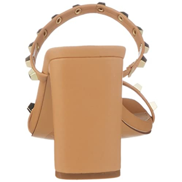 Avery Square Toe Heeled Sandal by The Drop - Stylish Comfort