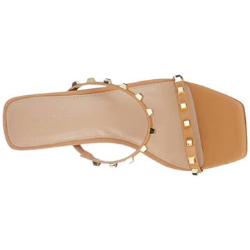 Avery Square Toe Heeled Sandal by The Drop - Stylish Comfort