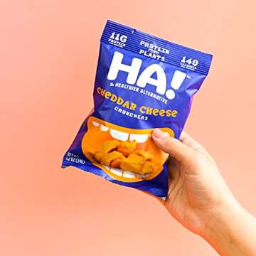HA! Cheddar Cheese Crunchers - Healthy Protein Snacks