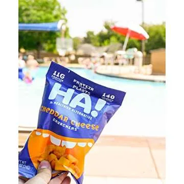 HA! Cheddar Cheese Crunchers - Healthy Protein Snacks