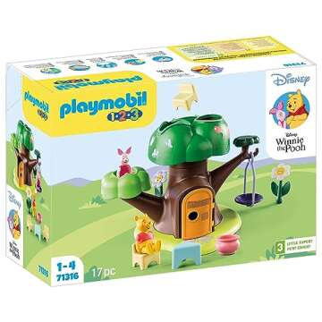 Winnie's and Piglet's Tree House Fun Playset for Toddlers