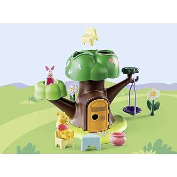 Winnie's and Piglet's Tree House Fun Playset for Toddlers
