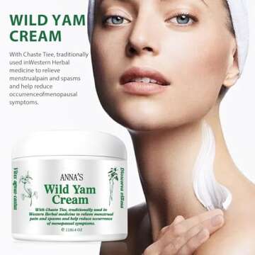 ANNA'S Wild Yam Cream - Organic Relief for Menopause