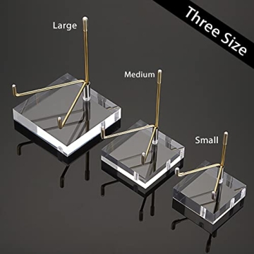 Hipiwe Adjustable Acrylic Display Stand for Collectibles