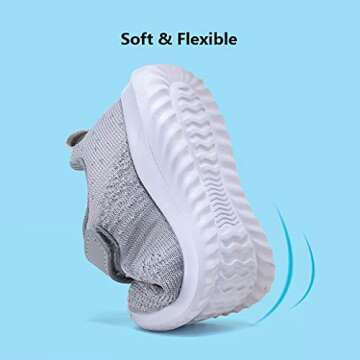 Stylish COODO Toddler Shoes for Boys and Girls Sneakers