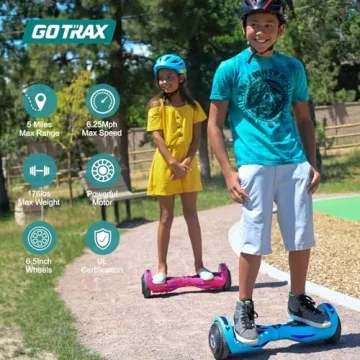 GOTRAX NOVA Hoverboard with LED Wheels & Self Balancing