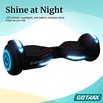 GOTRAX NOVA Hoverboard with LED Wheels & Self Balancing