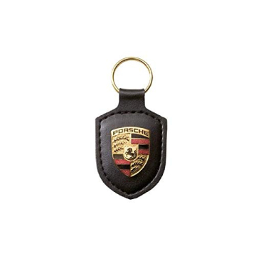 Porsche Crest Key Ring - Black