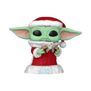 Funko POP! Star Wars Grogu (Santa) Collectible Vinyl Figure for All Ages