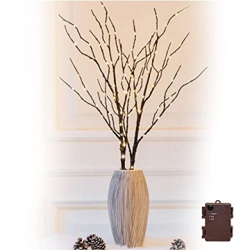 Twinkle Star LED Brown Willow Branches for Home Decor
