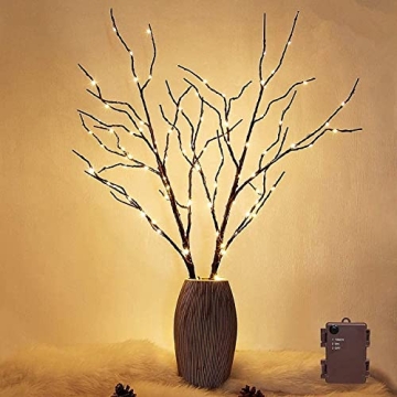 Twinkle Star LED Brown Willow Branches for Home Decor