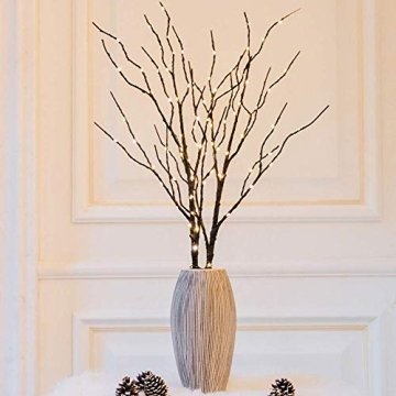 Twinkle Star LED Brown Willow Branches for Home Decor