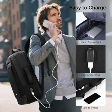 HOMIEE Travel Backpack Carry On Bag Flight Approved