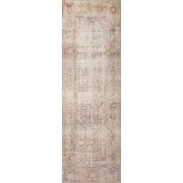 Loloi Amber Lewis Georgie Collection GER-02 Ocean/Sand 7'-6" x 9'-6", .19" Pile Height, Area Rug
