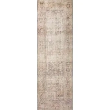 Loloi Amber Lewis Georgie Collection GER-02 Ocean/Sand 7'-6" x 9'-6", .19" Pile Height, Area Rug