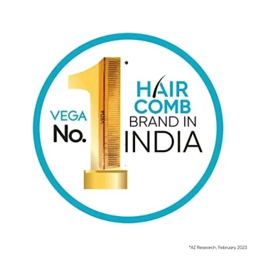 Vega Shampoo Comb 1268 for Effortless Detangling