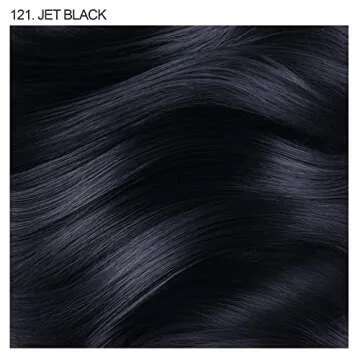 Adore Semi Permanent Hair Color - Vegan and Cruelty-Free Black Hair Dye - 4 Fl Oz - 121 Jet Black (P...