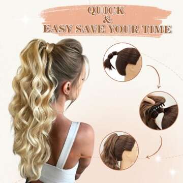 MORICA 24" Ponytail Extension for All Occasions
