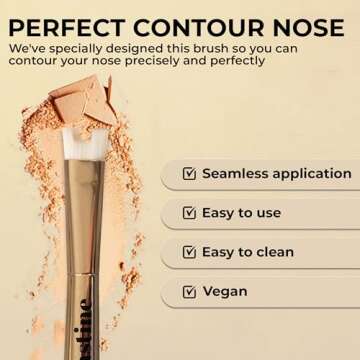 Tastine Beauty U-Shaped Nose Contour Makeup Brush