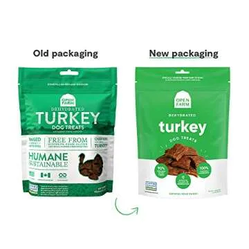 Open Farm Dehydrated Turkey Dog Treats 4.5 Ounces