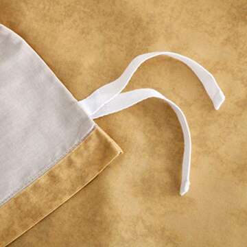 Get Bed Ready Duvet Cover Set in Ocher Shade, King