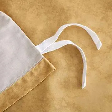 Get Bed Ready Duvet Cover Set in Ocher Shade, King