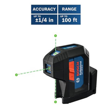 Bosch GPL100-30G Green Laser Level for Precision Alignment