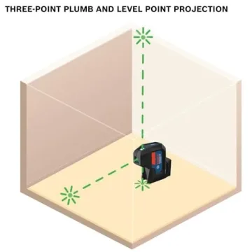 Bosch GPL100-30G Green Laser Level for Precision Alignment