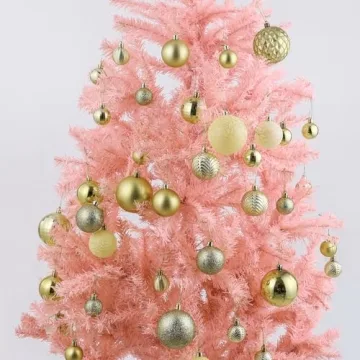 LANGXUN 36pc Colorful Shatterproof Christmas Ornaments