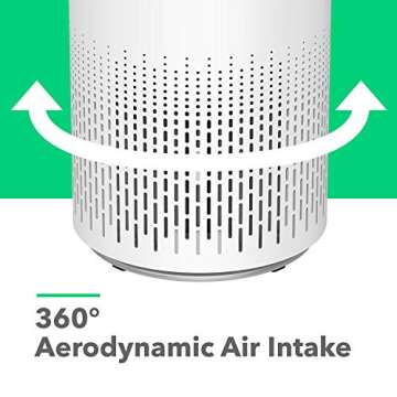Vremi Premium True HEPA Air Purifier for Large Rooms - Removes 99.97% of Airborne Particles with H13, Activated Carbon and 3-Stage Filtration - Have A Great Air Day