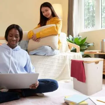 Yamagahome 60L Waterproof Laundry Basket with Lid