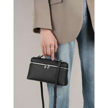 Rejolly Crossbody Bag for Women Small Top-Handle Pouch Purse Designer Shoulder Handbag Quiet Luxury ...