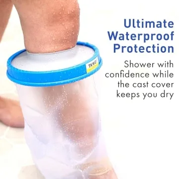 TKWC Waterproof Leg Cast Cover for Shower - Reliable & Comfortable