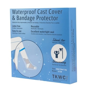 TKWC Waterproof Leg Cast Cover for Shower - Reliable & Comfortable