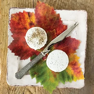 Parchment Paper Leaves for Cheese & Charcuterie Boards - Sisson Distribution Leaves (Pack of 20) (Grape Variety). Made in USA with French Parchment Paper.