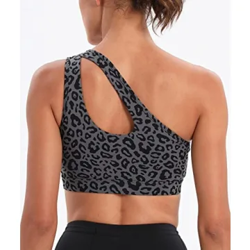 Stylish RUNNING GIRL One Shoulder Sports Bra for All Activities