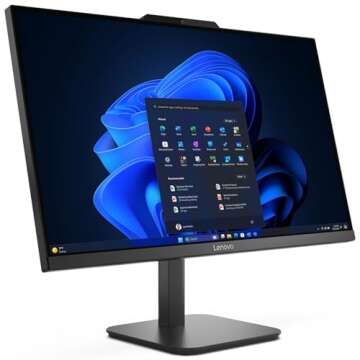 Lenovo 24 23.8" FHD All-in-One Desktop Computer for Home Office, Intel 4-Core Processor, 32GB RAM, 1...