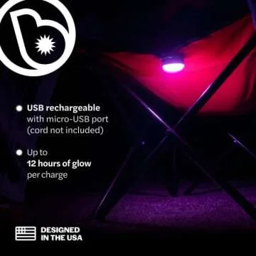 ChairBrightz Colorful LED Lights for Camping and Events