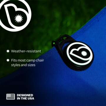 ChairBrightz Colorful LED Lights for Camping and Events