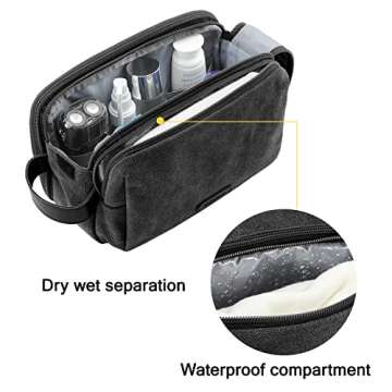 BAGSMART Toiletry Bag for Men - Waterproof Travel Organizer