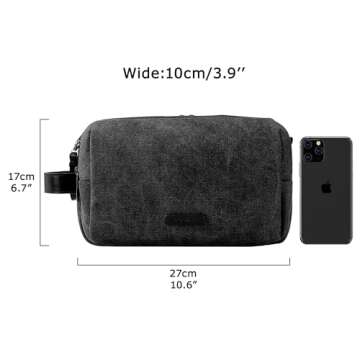 BAGSMART Toiletry Bag for Men - Waterproof Travel Organizer