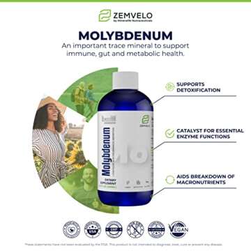 Liquid Ionic Molybdenum for Energy Support | 96 Days Supply