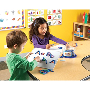 Magnetic Letter and Number Construction Set for Learning