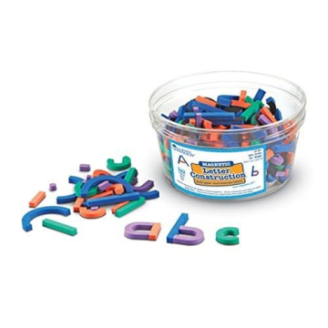 Magnetic Letter and Number Construction Set for Learning