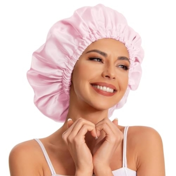 Luxurious Satin Bonnet for Women's Curly Hair Protection