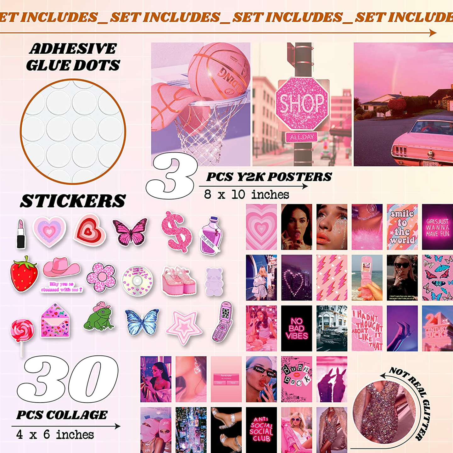 Y2K Room Decor - Trendy Posters & Wall Collage Kits