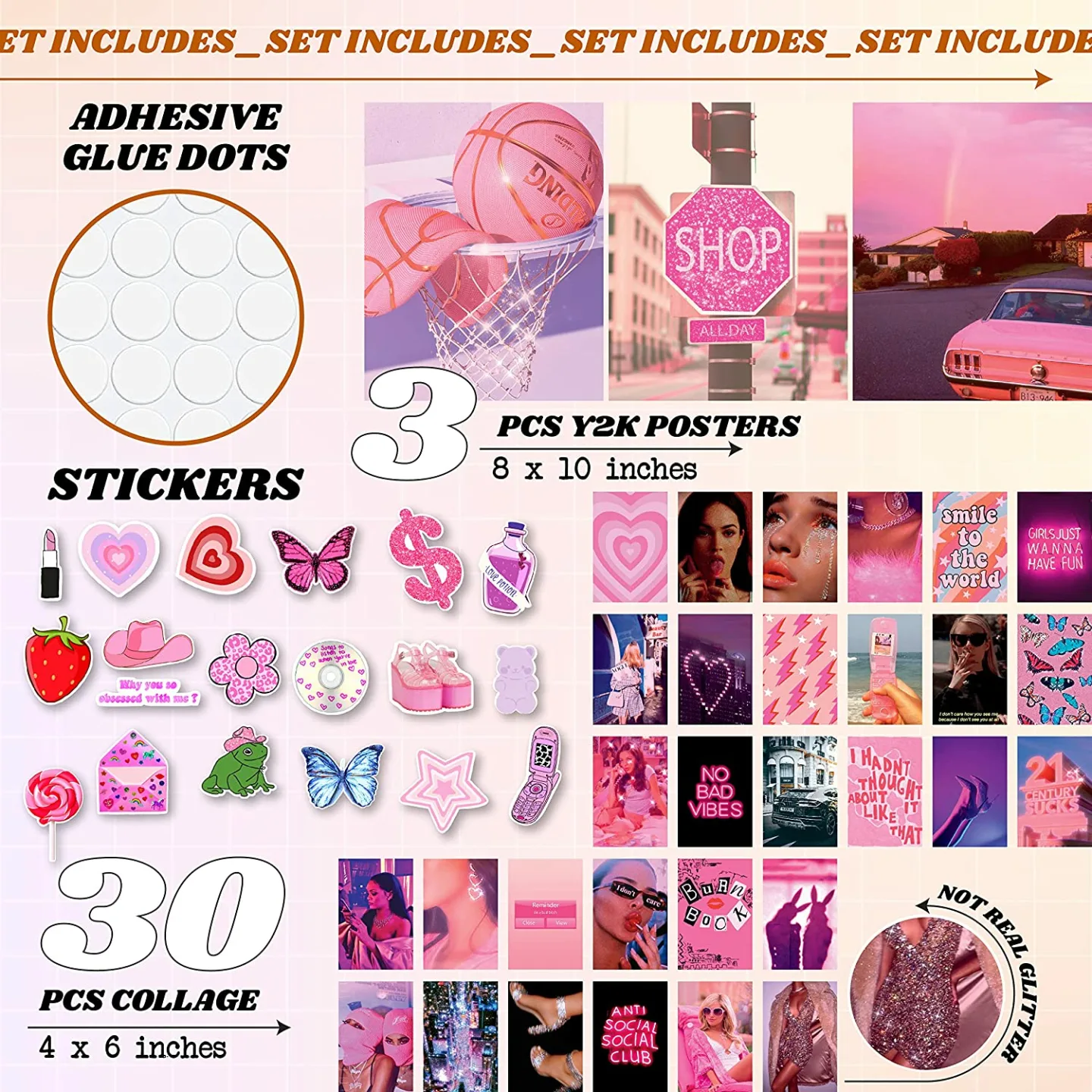 Y2K Room Decor - Trendy Posters & Wall Collage Kits