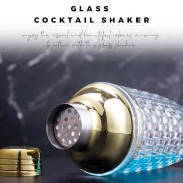 Gbuxska Gold Cocktail Shaker Set for Master Mixologists